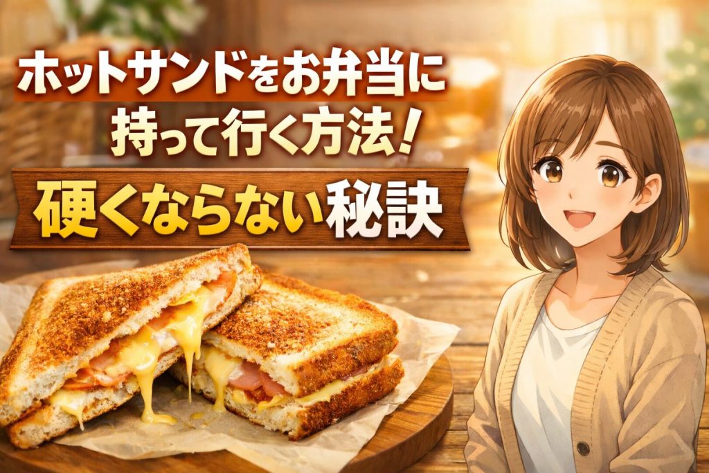 ホットサンドをお弁当に持って行く方法！硬くならない秘訣