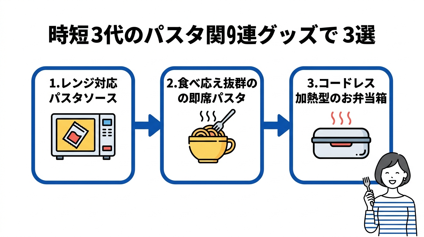 時短を叶える！最新のパスタ関連グッズ3選