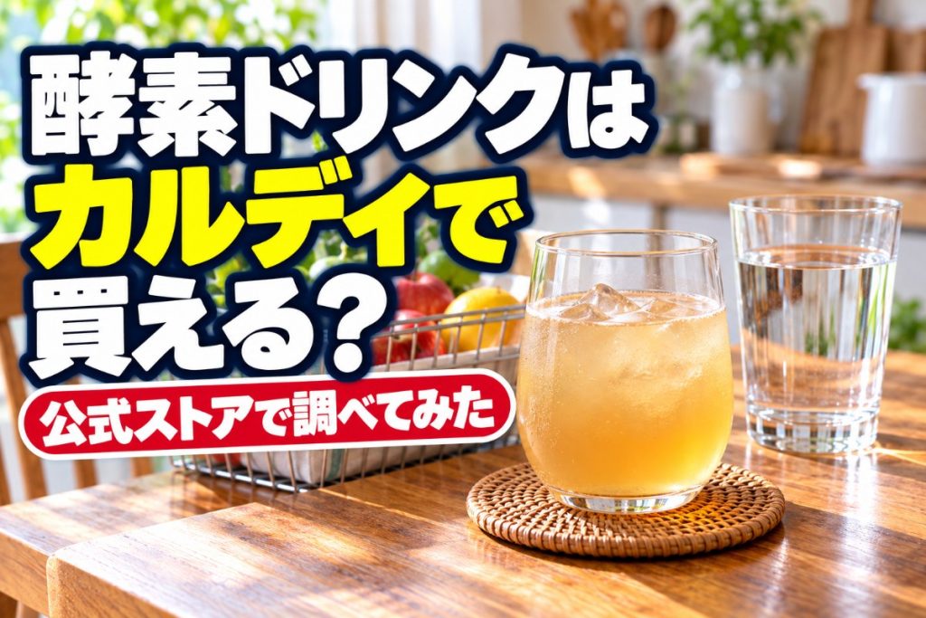 酵素ドリンクはカルディで買える？公式ストアで調べてみた